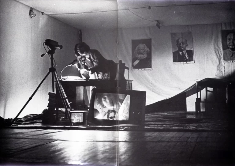 Hamlet-machine Het Trojaanse Paard, de Beursschouwburg 1981. Photos Herman Sorgeloos.