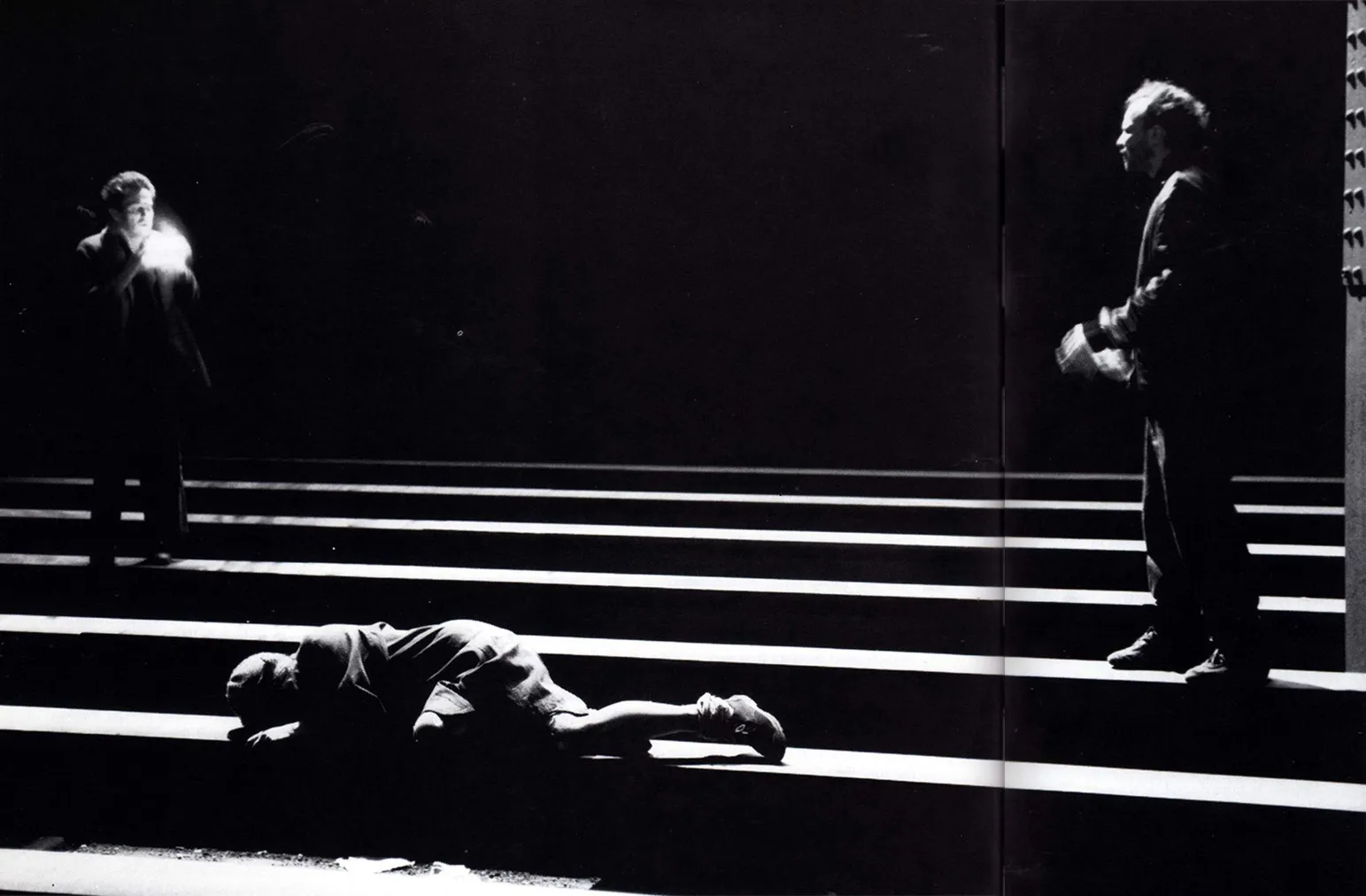 Axel Bogousslavsky, Marc François,Christine Fersen. CHUTES de G.Motton Photo B. Enguerand,