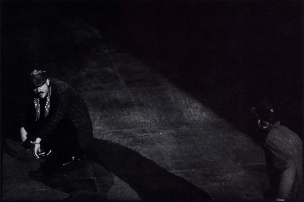 Patrice Chéreau, Laurent Malet. DANS LA SOLITUDE DES CHAMPS DE COTON, mise en scène Patrice Chéreau, Théâtre des Amandiers-Nanterre. (Reprise).