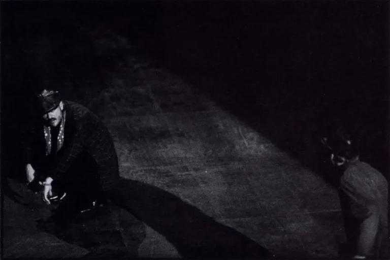 Patrice Chéreau, Laurent Malet. DANS LA SOLITUDE DES CHAMPS DE COTON, mise en scène Patrice Chéreau, Théâtre des Amandiers-Nanterre. (Reprise).