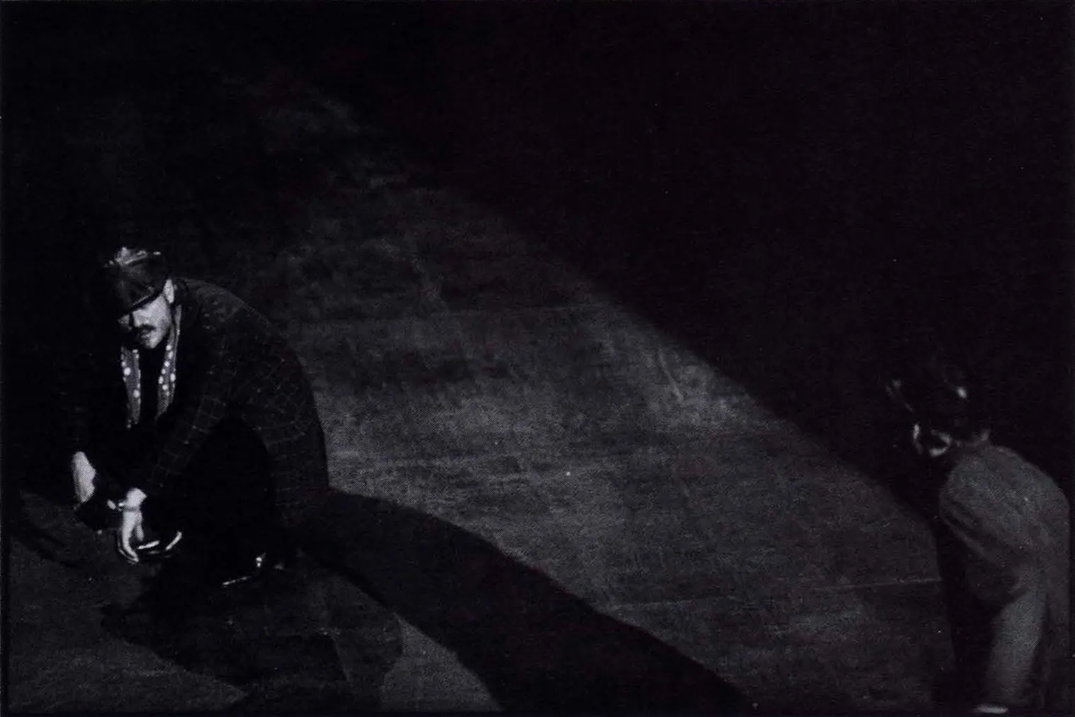 Patrice Chéreau, Laurent Malet. DANS LA SOLITUDE DES CHAMPS DE COTON, mise en scène Patrice Chéreau, Théâtre des Amandiers-Nanterre. (Reprise).