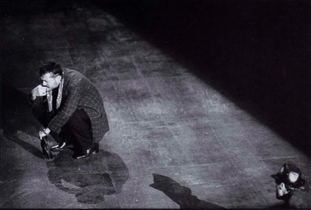 Patrice Chéreau, Laurent Malet. DANS LA SOLITUDE DES CHAMPS DE COTON, mise en scène Patrice Chéreau, Théâtre des Amandiers-Nanterre. (Reprise).