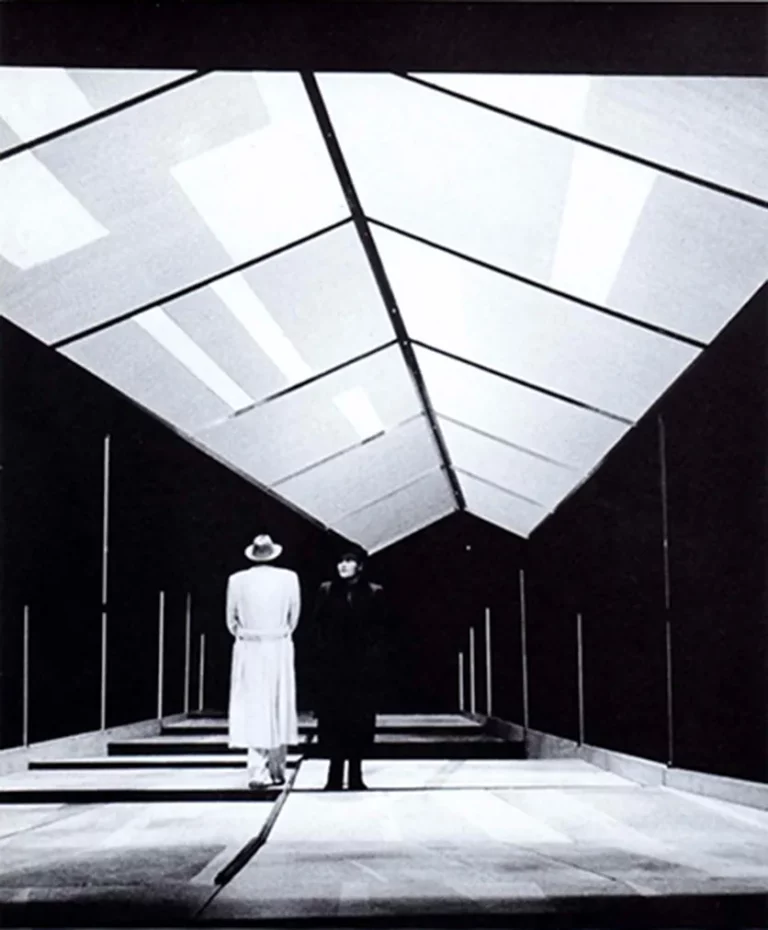 Lambert Hamel, Thomas Holtzmann. DANS LA SOLITUDE DES CHAMPS DE COTON, mise en scène Alexander Lang, Münchner Kammerspielen, 1987.