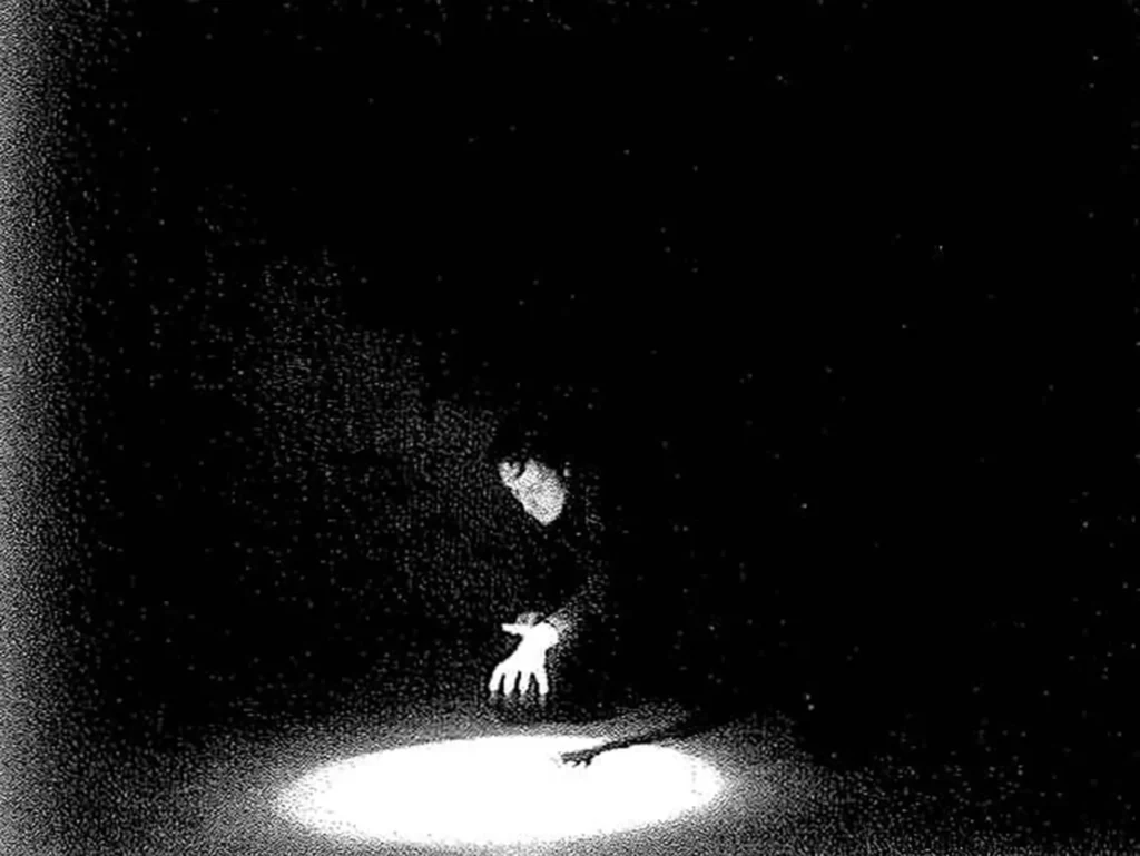 Laurent Poitrenaux dans LE DÉPEUPLEUR de Samuel Beckett, mise en espace Anne Longuet-Marx, février 2000.