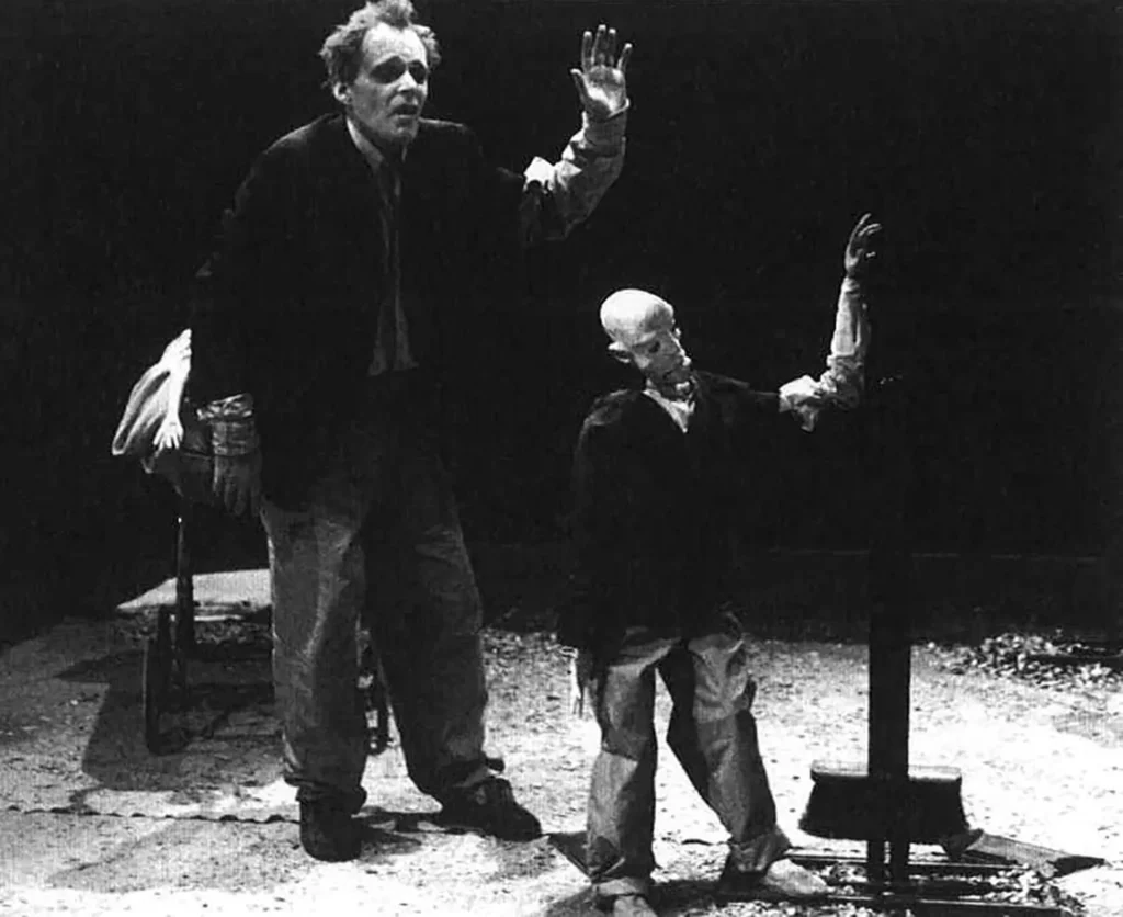 PREMIERS CHANTS, de et avec Francis Houtteman, 1988. Photo Brigitte de Mees