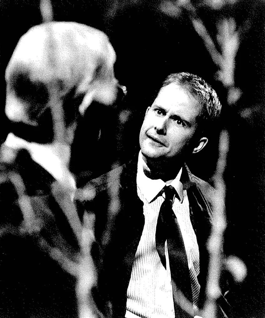 Billy Boyd dans KILL THE OLD AND TORTURE THEIR YOUNG de David Harrower, mise en scène Claude Régy, 2000. Photo Kevin Low.