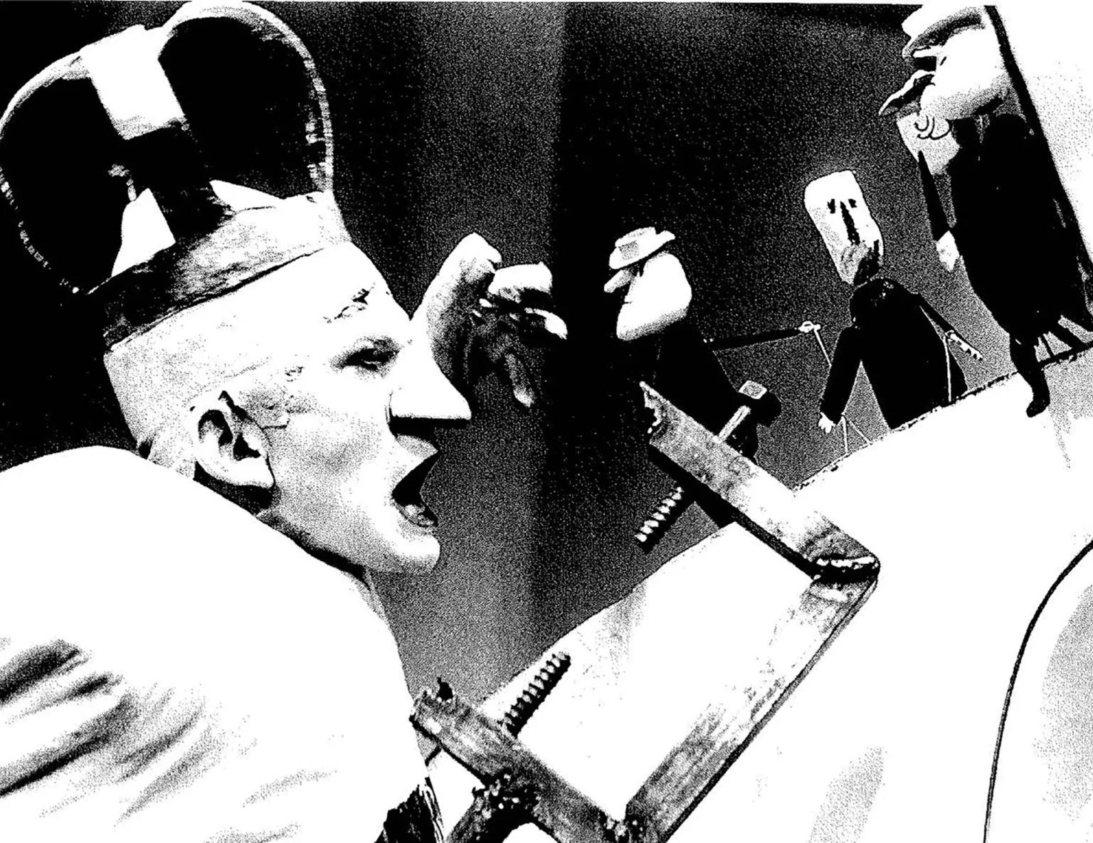 UBU ROI d’Alfred Jarry, mise en scène Michael Meschke, 1964. Photo Beata Bergström.