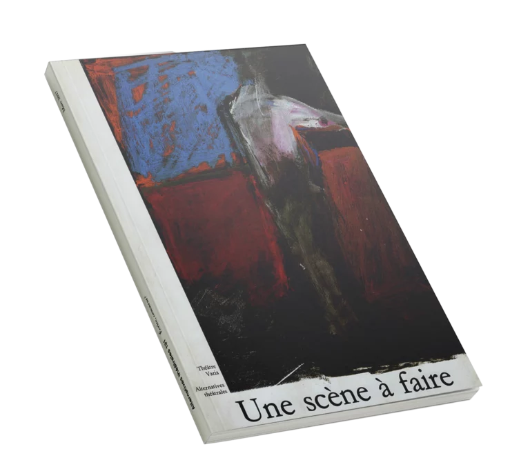 Une scène à faire-Couverture d'Alternatives Théâtrales