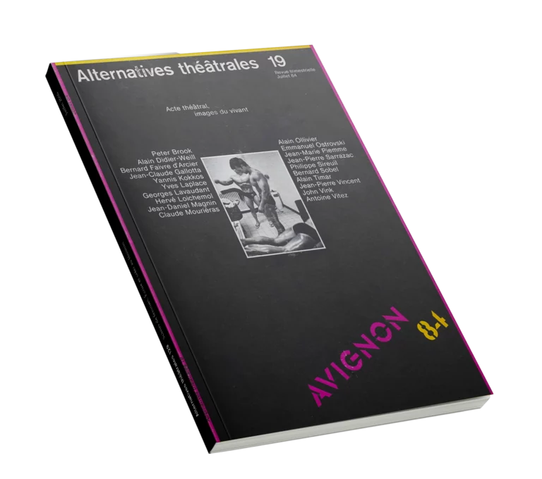Acte théâtral, images du vivant-Couverture du Numéro 19 d'Alternatives Théâtrales
