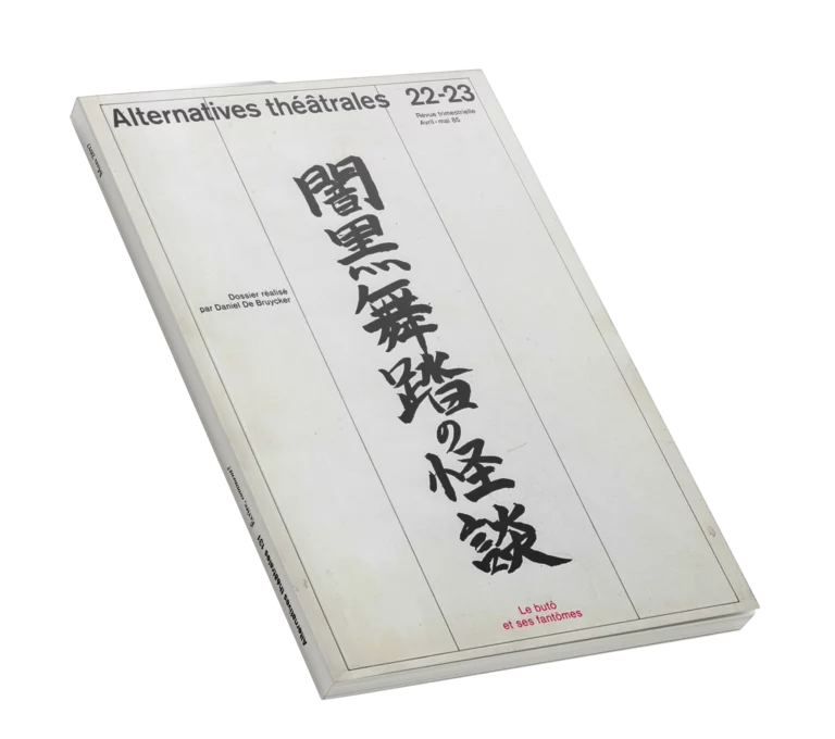 Le butô et ses fantômes-Couverture du Numéro 22-23 d'Alternatives Théâtrales