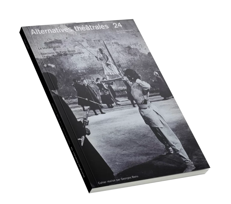 Le mahabharata-Couverture du Numéro 24 d'Alternatives Théâtrales