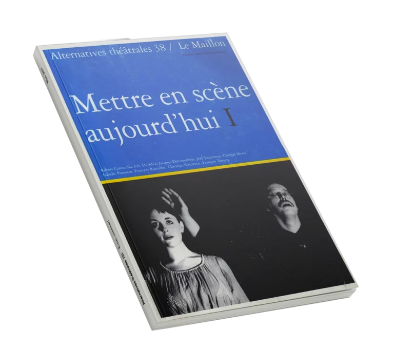 Mettre en scène aujourd'hui-Couverture du Numéro 38 d'Alternatives Théâtrales