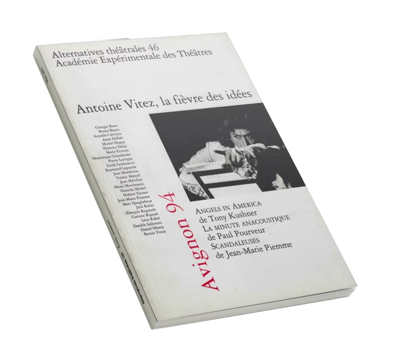 Antoine Vitez, la fièvre des idées-Couverture du Numéro 45 d'Alternatives Théâtrales