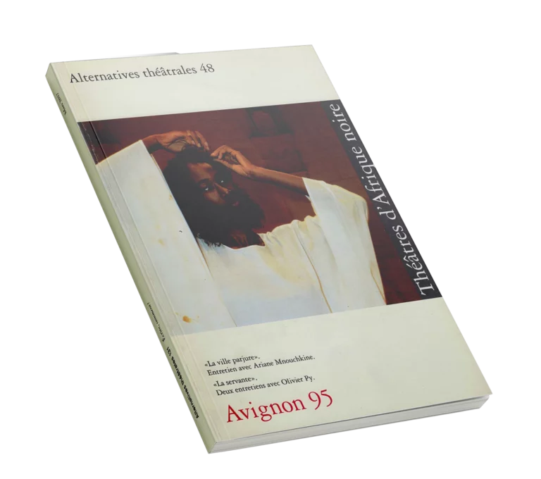 Théâtre d'Afrique Noire-Couverture du Numéro 48 d'Alternatives Théâtrales