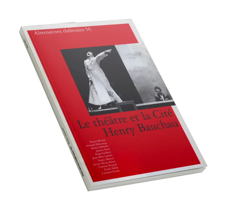 Henry Bauchau-Couverture du Numéro 56 d'Alternatives Théâtrales