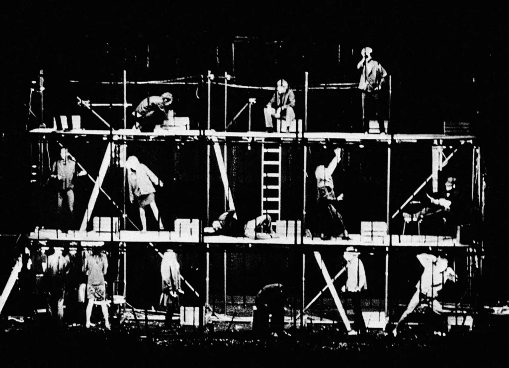 FRANKENSTEIN, Living theater, mise en scène de Julian Beck. Photo Gianfranco Mantegna