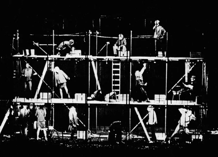 FRANKENSTEIN, Living theater, mise en scène de Julian Beck. Photo Gianfranco Mantegna