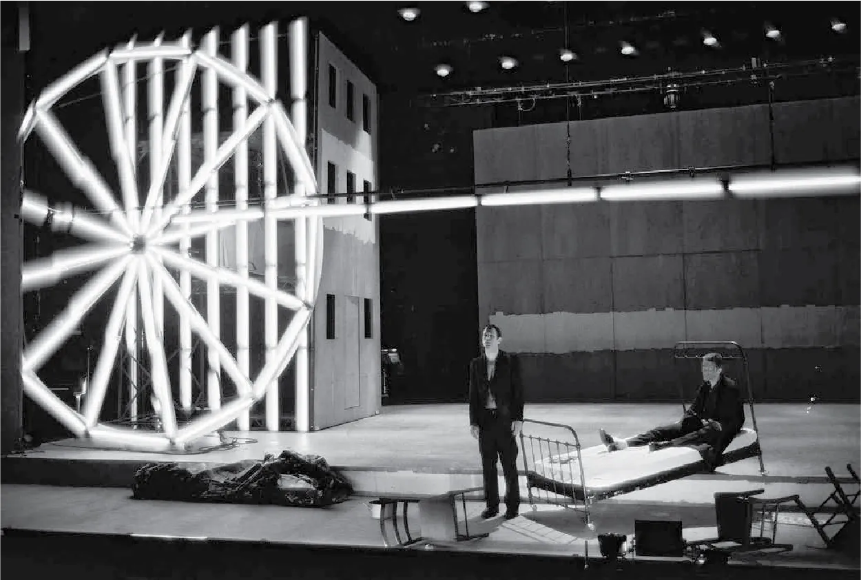 Thomas Matalou et Benoît Guibert dans LES VAINQUEURS d’Olivier Py. - Photo Alain Fonteray.