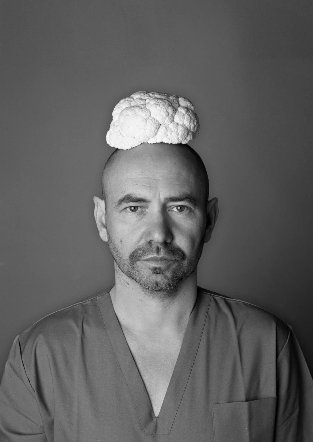 Dirk Roofthooft, LE ROI DU PLAGIAT de Jan Fabre, 2005. Photo Malou Swinnen.