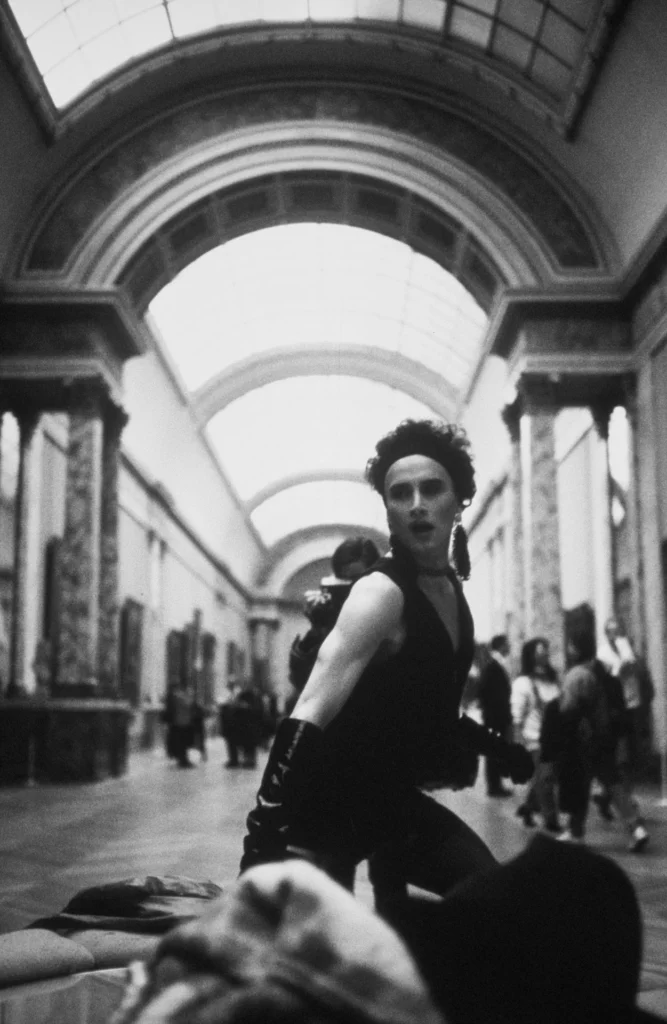 Alberto Sorbelli au Louvre, Paris, 1994.