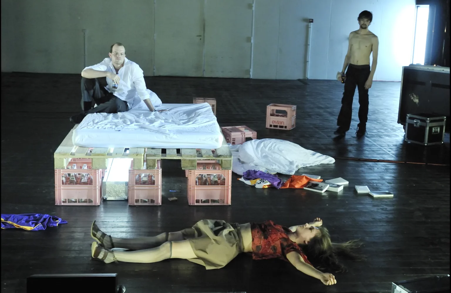 Yoann Blanc, Anne Tismer, Fabrice Adde. Photos de Véronique Vercheval.