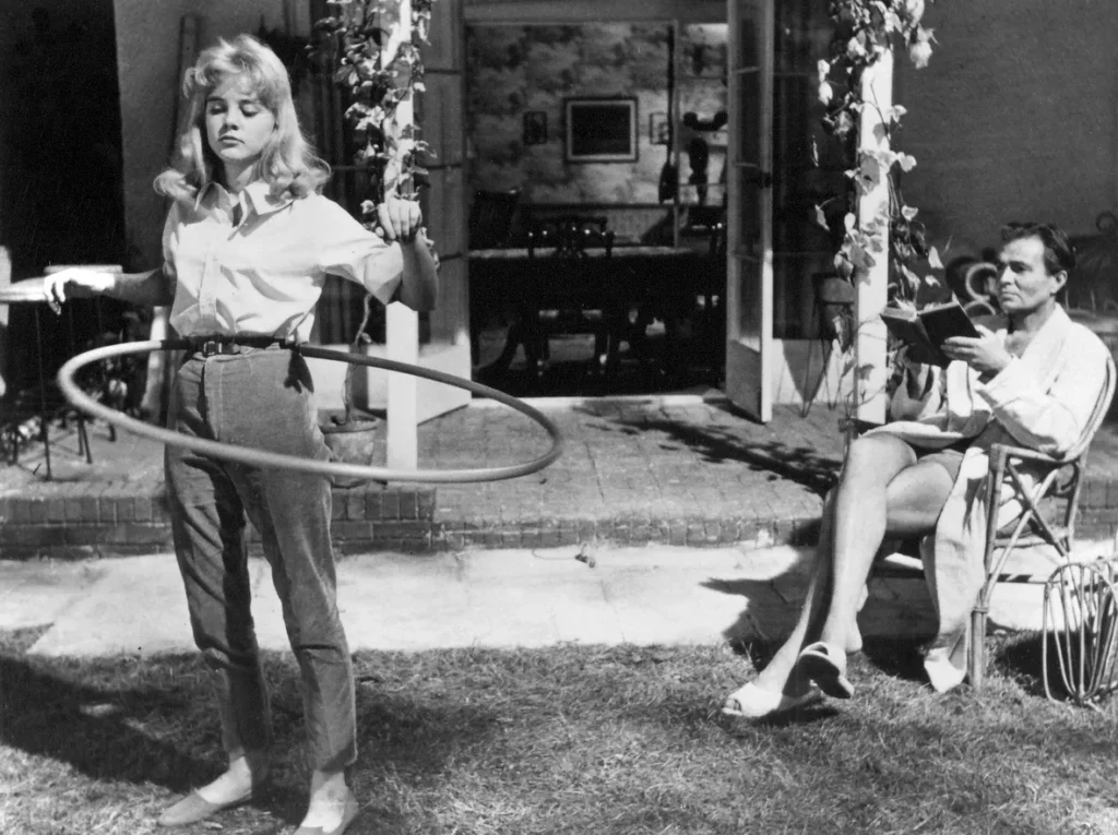 Shelley Winters et James Mason dans LOLITA de Stanley Kubrick, 1962.