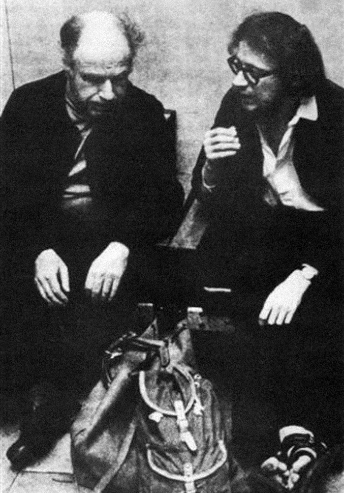 Peter Brook et Jerzy Grotowski. Photo D. R.