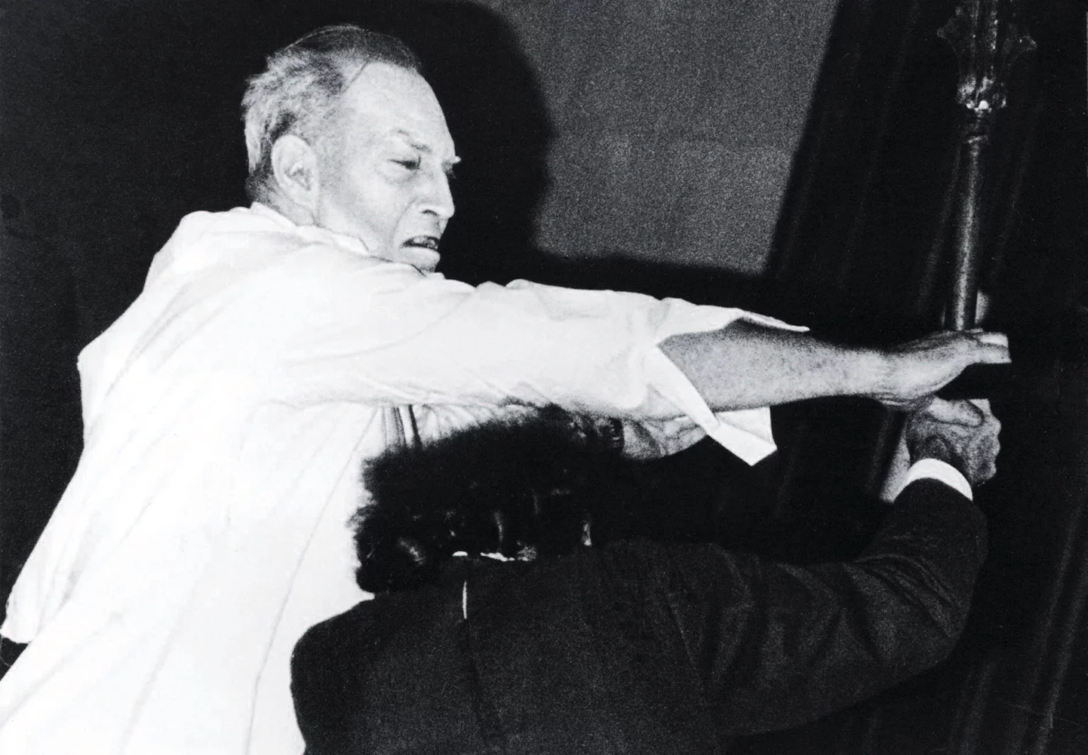 Maurice Degroote dans FASTES D’ENFER. Photo Archives et musée de la littérature.