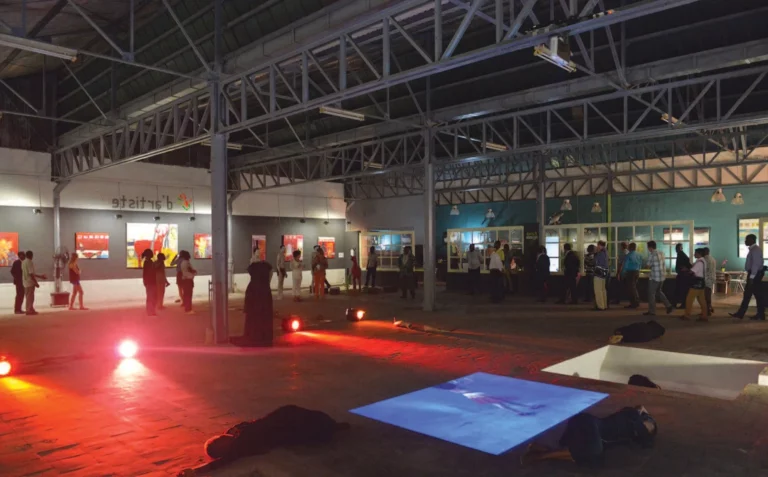 Exposition d’Odewa à l’espace culturel Bilembo à Kinshasa. Photo Alain Huart.