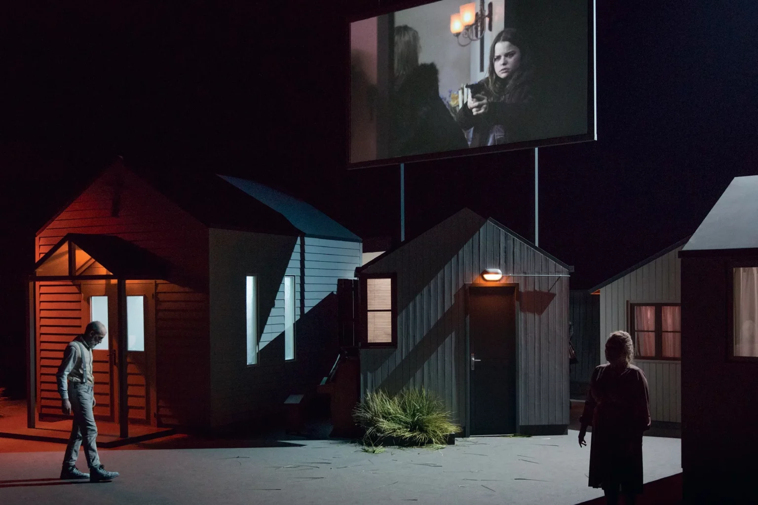 Pierre Kissling et Françoise Vanhecke dans Tristesses d’Anne-Cécile Vandalem, 2016. Photo Phile Deprez.