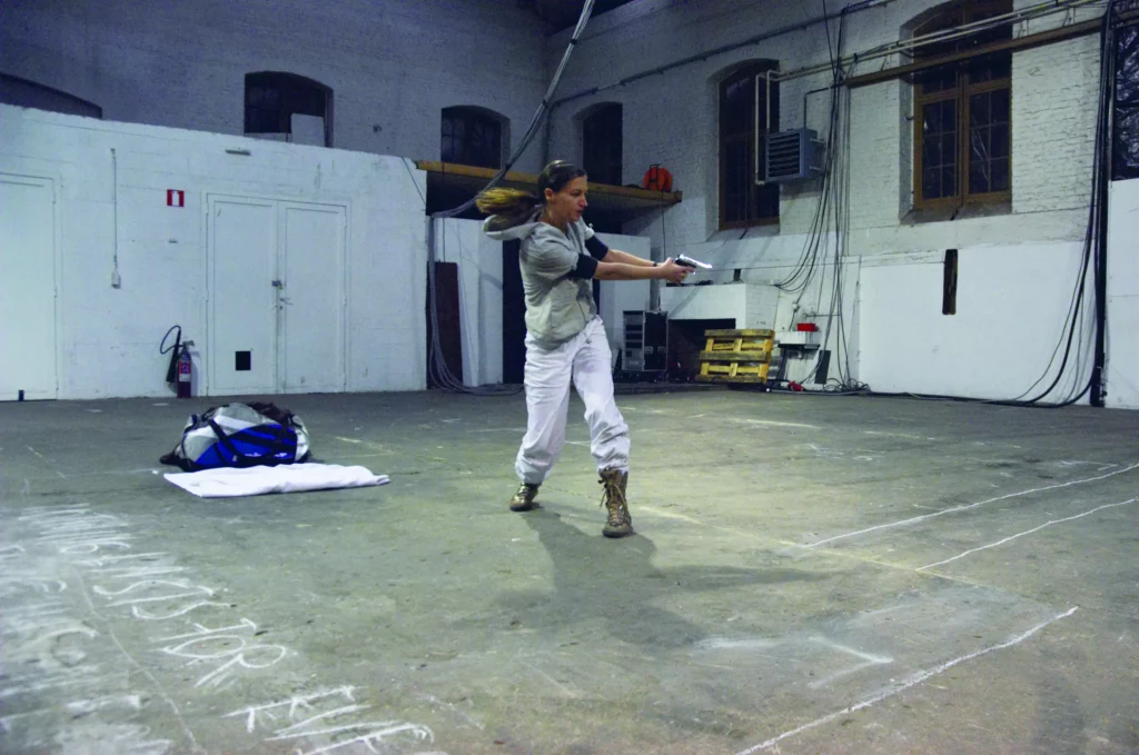 Anne Tismer dans Le 20 novembre, texte et mise en scène Lars Norén, Théâtre National 2012. Photo Valérie Leemans.