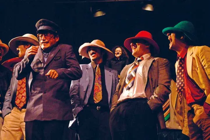 Cani di bancata, texte et mise en scène Emma Dante (compagnie Sud Costa Occidentale), Festival de Liège, 2007. Photo Giuseppe Distefano.