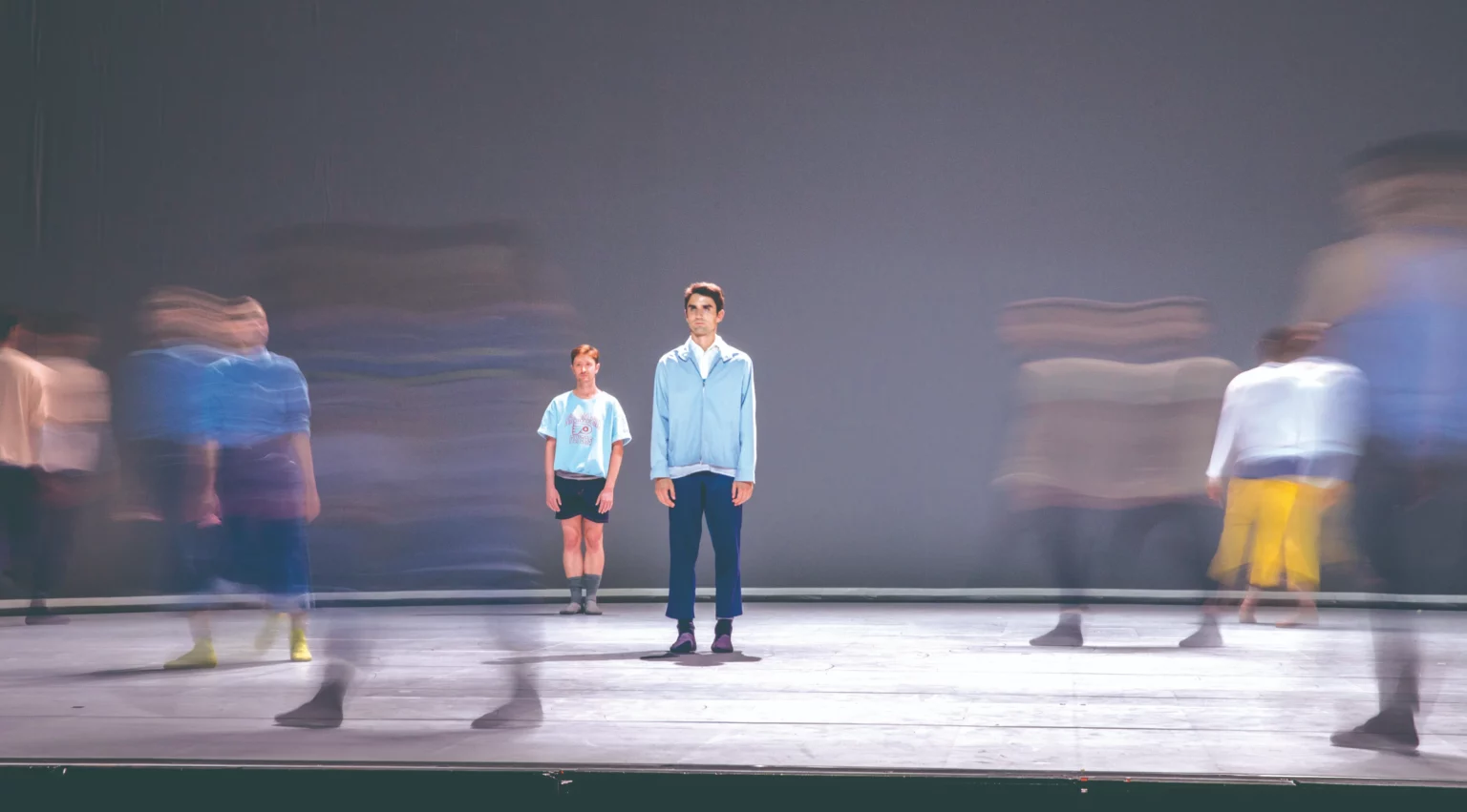 TURNING_motion sickness version, création d’Alessandro Sciarroni, Ballet de l’Opéra de Lyon, 2016. Photo Michel Cavalca.
