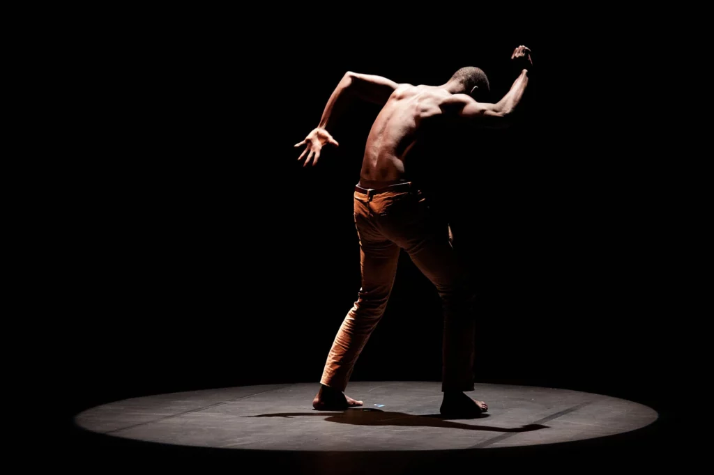 Figninto – l’œil troué de Seydou Boro et Salia Sanou, Festival d’Avignon 2017. Photo Christophe Raynaud de Lage.
