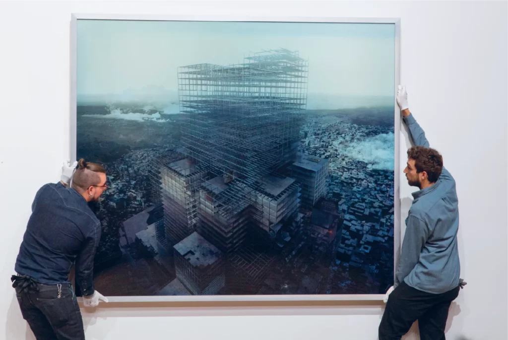 Performing Art de Noé Soulier, Centre Pompidou, 2017. Photo Hervé Véronèse, Centre Pompidou, Paris.