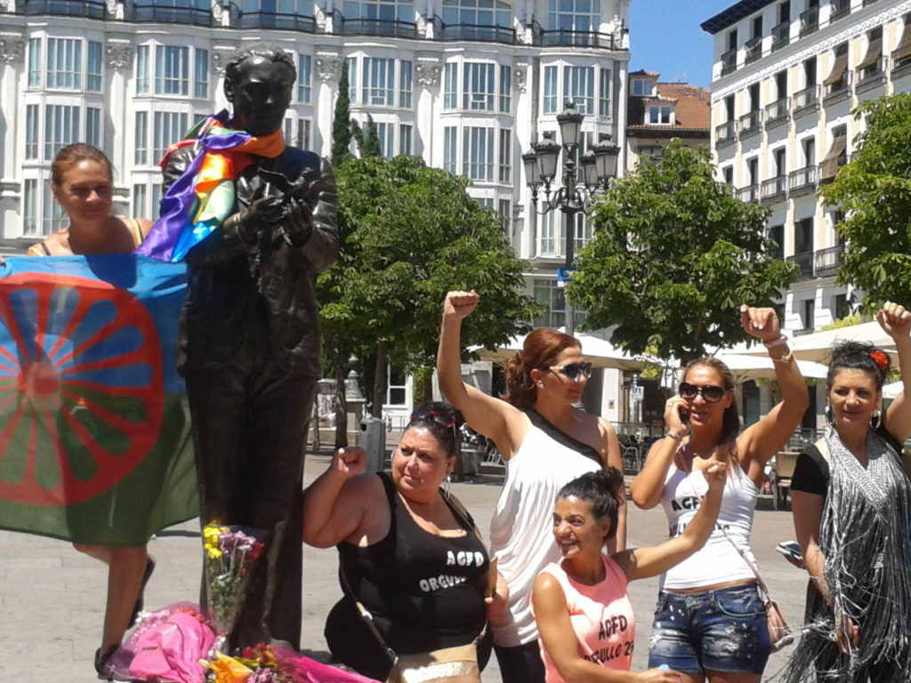 Hommage public à Federico García Lorca, Fundacíon 26 de Deciembre, plaza Santa Ana, barrio de Las Letras, Madrid, España, 2 Juillet 2016