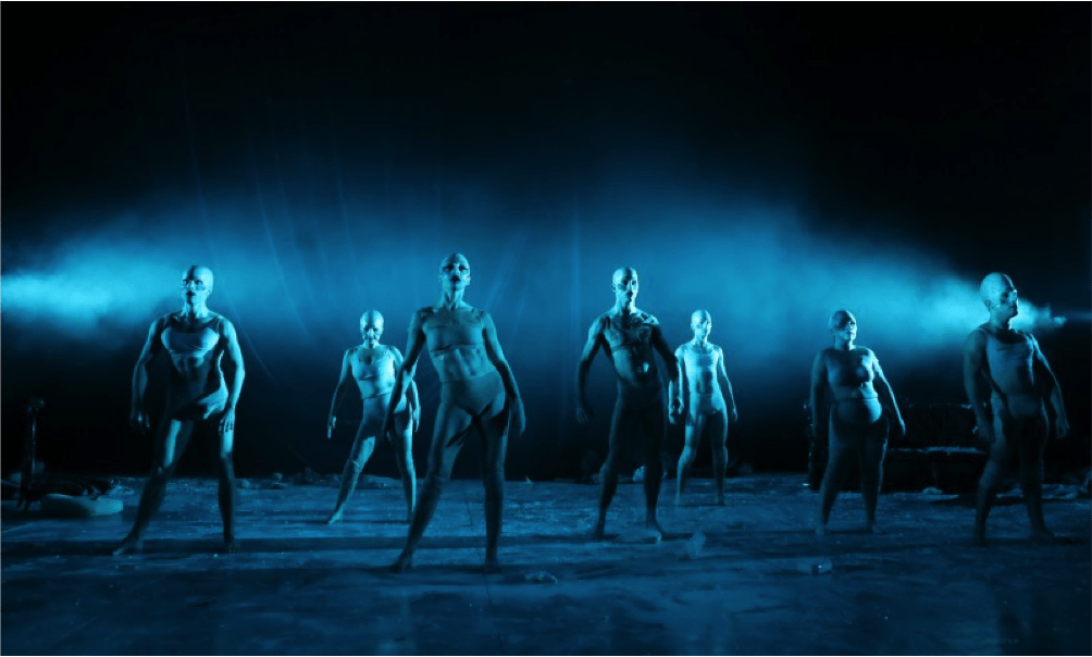 ©Darek Szuster. 40° Sous Zéro, création le 5 mars 2019 à la Filature de Mulhouse Louis Arene, Olivia Dalric, Sophie Botte, Lionel Lingelser, François Praud, Delphine Cottu, Alexandre Éthève