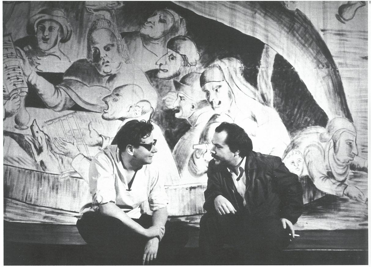 Jerzy Grotowski et Ludwik Flaszen, Opole (1960). Photo Leonard Olejnik (Arch. L'Institut Grotowski)