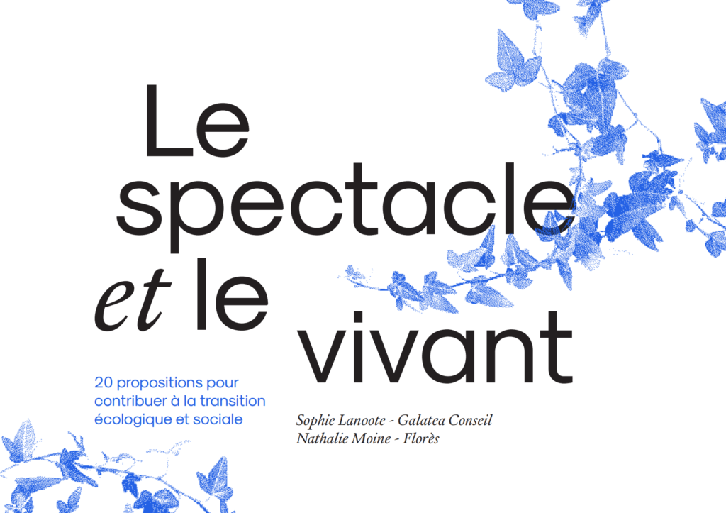 Couverture du Livre blanc, Le spectacle et le vivant, 2021