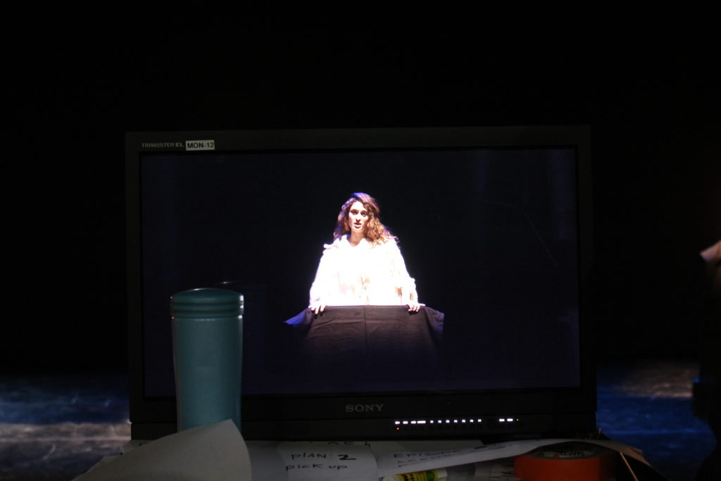 Où es-tu Mélisande ?, Maeterlinck, Debussy, CNSMDP, 2021. Photo Magid Mahdi