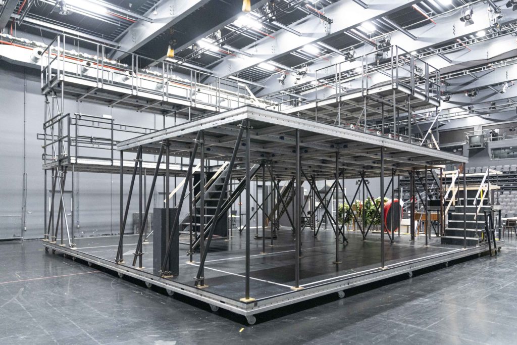 Atelier de peinture, Théâtre de la Monnaie, Bruxelles. Photo Matthijs Verstegen