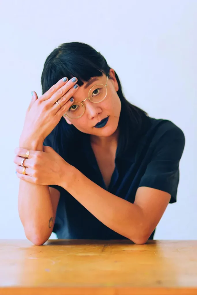 Portrait de Christine Sun Kim. Photo Jenny Peñas.