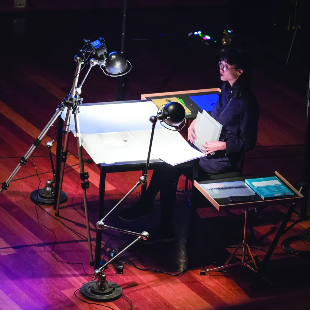 Christine Sun Kim au Festival Musica de Strasbourg, 2021