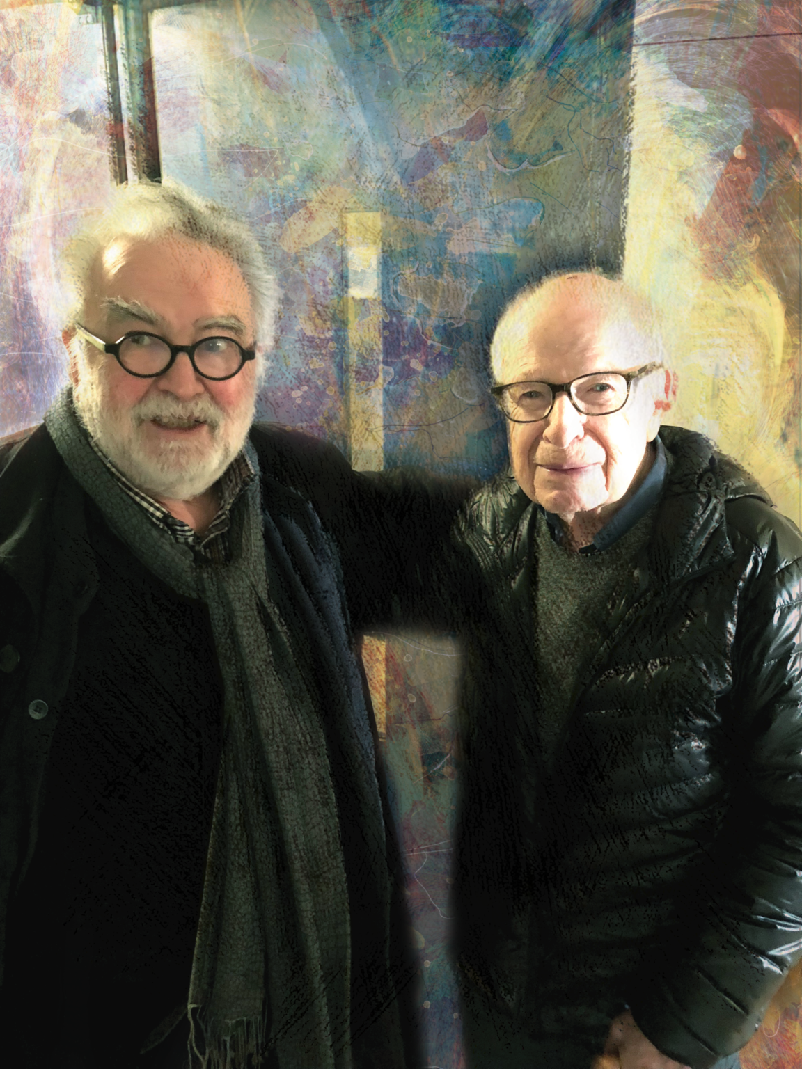 Peter Brook et Georges Banu_Bouffes du nord_Paris_2018