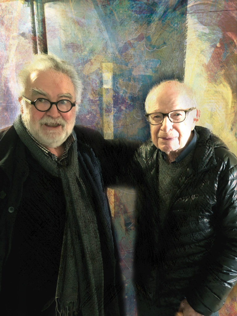 Peter Brook et Georges Banu_Bouffes du nord_Paris_2018