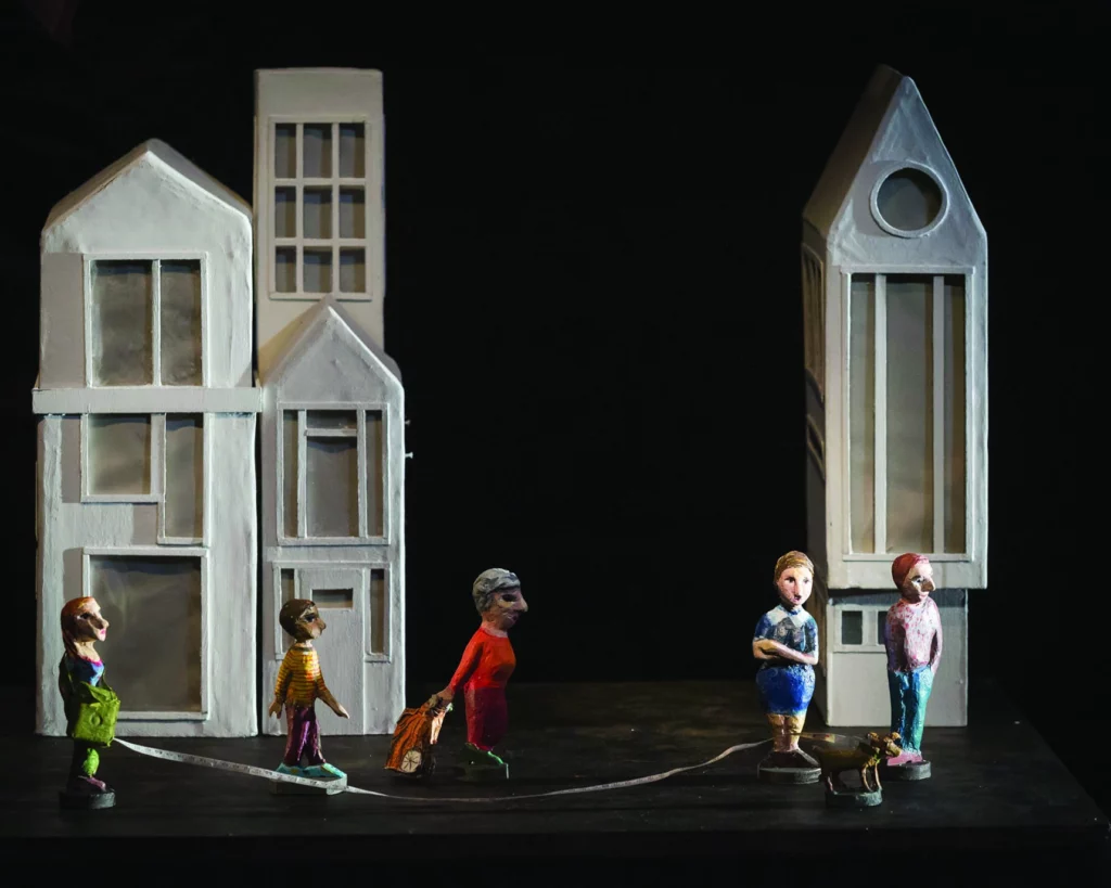 Les Peurs invisibles, spectacle des Zerkiens, créé en août 2019 aux Rencontres de Huy. Photo Nicolas Bomal.