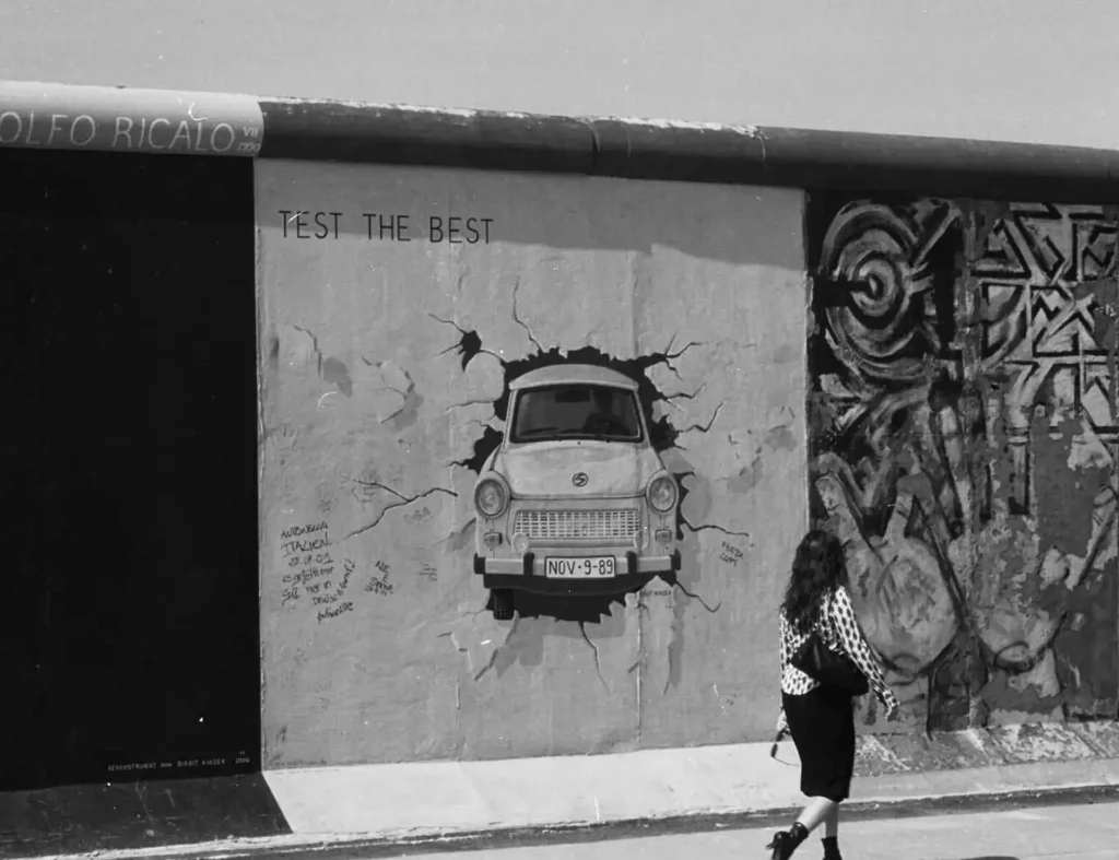 Mur de Berlin. Photo Gerd Peters.