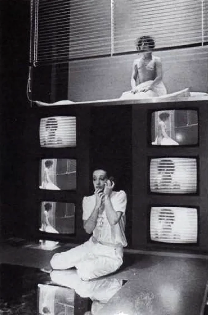 Les larmes amères de Petra Von Kant de Fassbinder - Mise en scène: M. Delval - Décor: Jean-Marie Fiévez - Théâtre de I' Atelier rue Sainte Anne Têtes