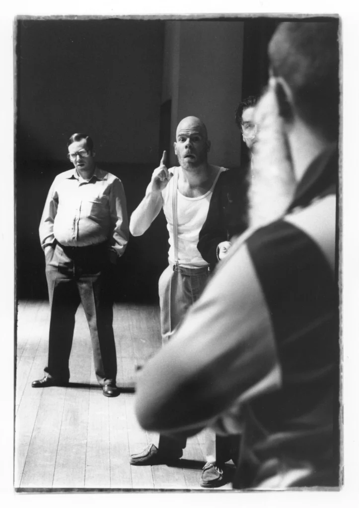 Steve Geerts et Bruno Vanden Broecke dans LA VIE ET LES OEUVRES DE LEOPOLD II de Hugo Claus. Photo Koen Broos.