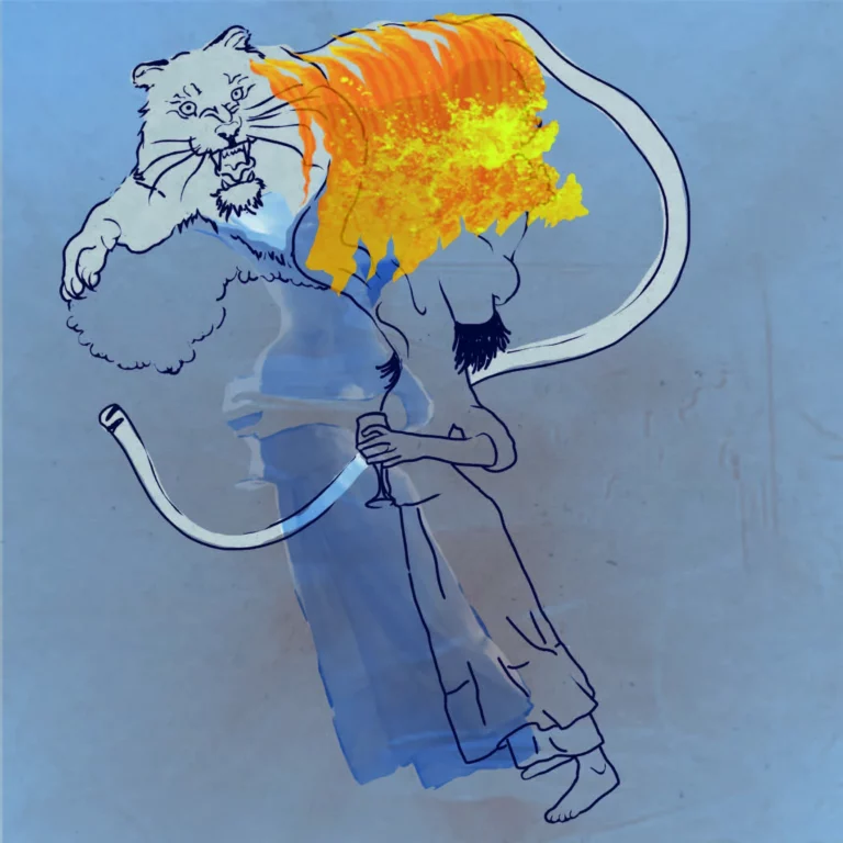 Illustration de Camille Pier, 2023.